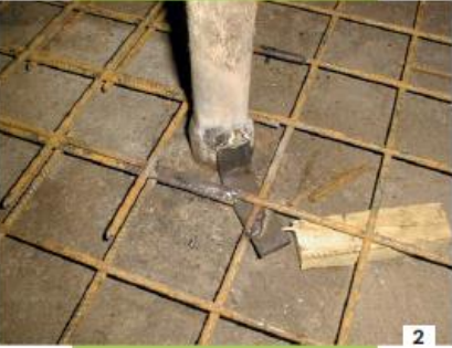Ferraillage de la dalle de la stabulation