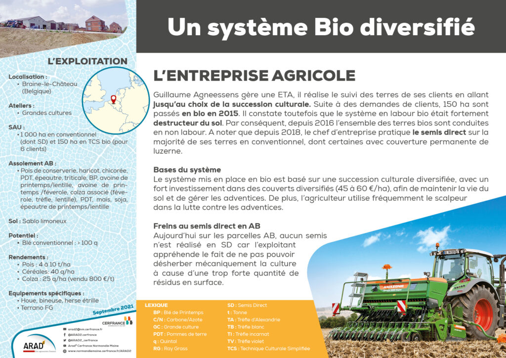 Un système Bio diversifié