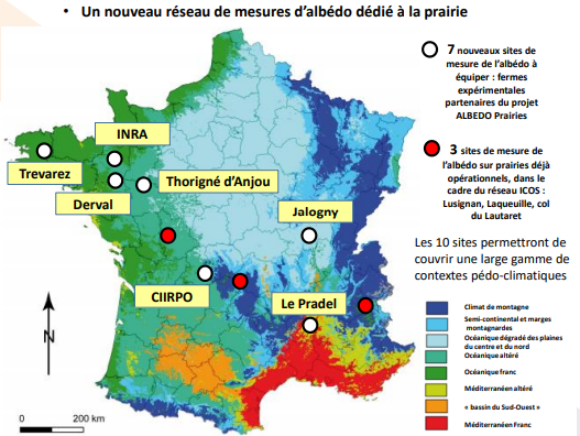 Un nouveau réseau de mesures d'albédo dédié à la priaire