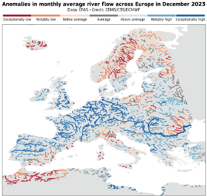 Précipitations fortes et inondations majeures