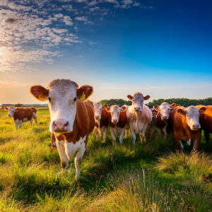 Grand troupeaux de vaches
